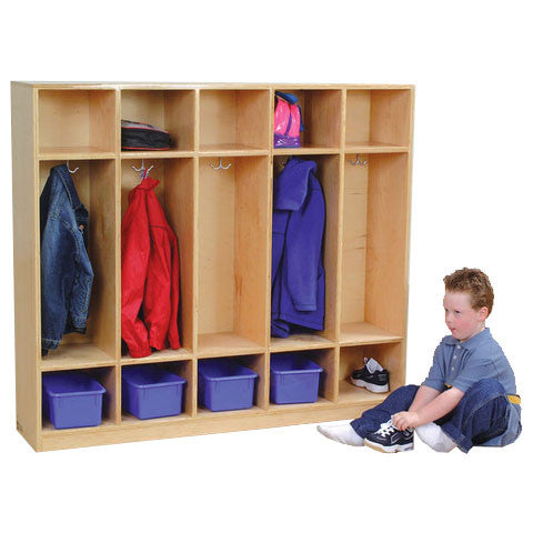 Coat Locker with Cubbies