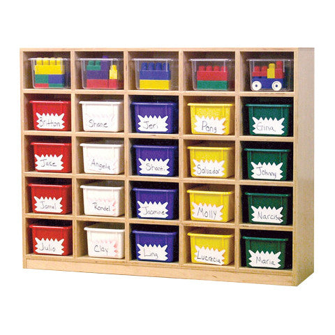 25-Hole Cubby Storage Unit